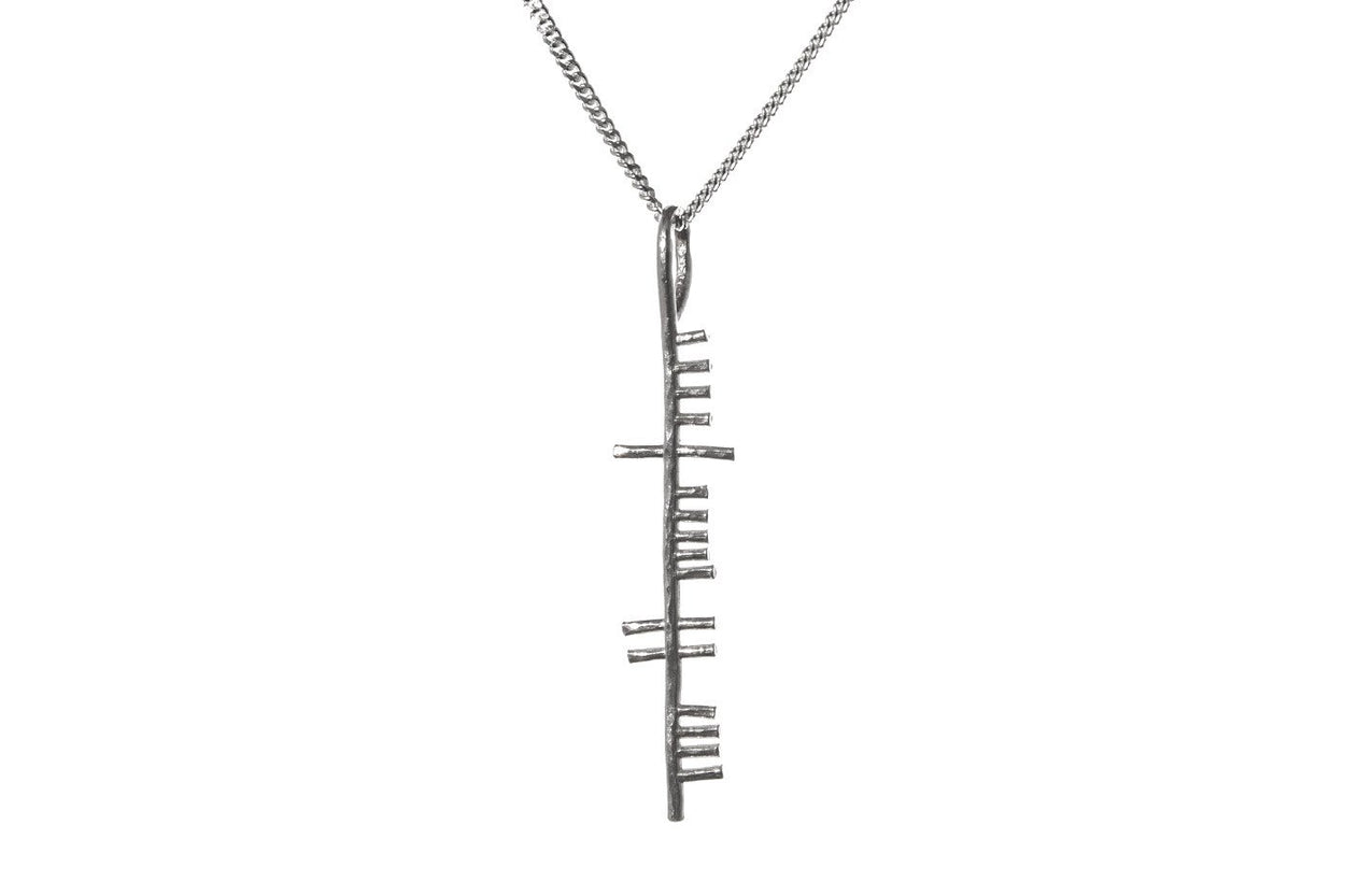 small happiness ogham necklace